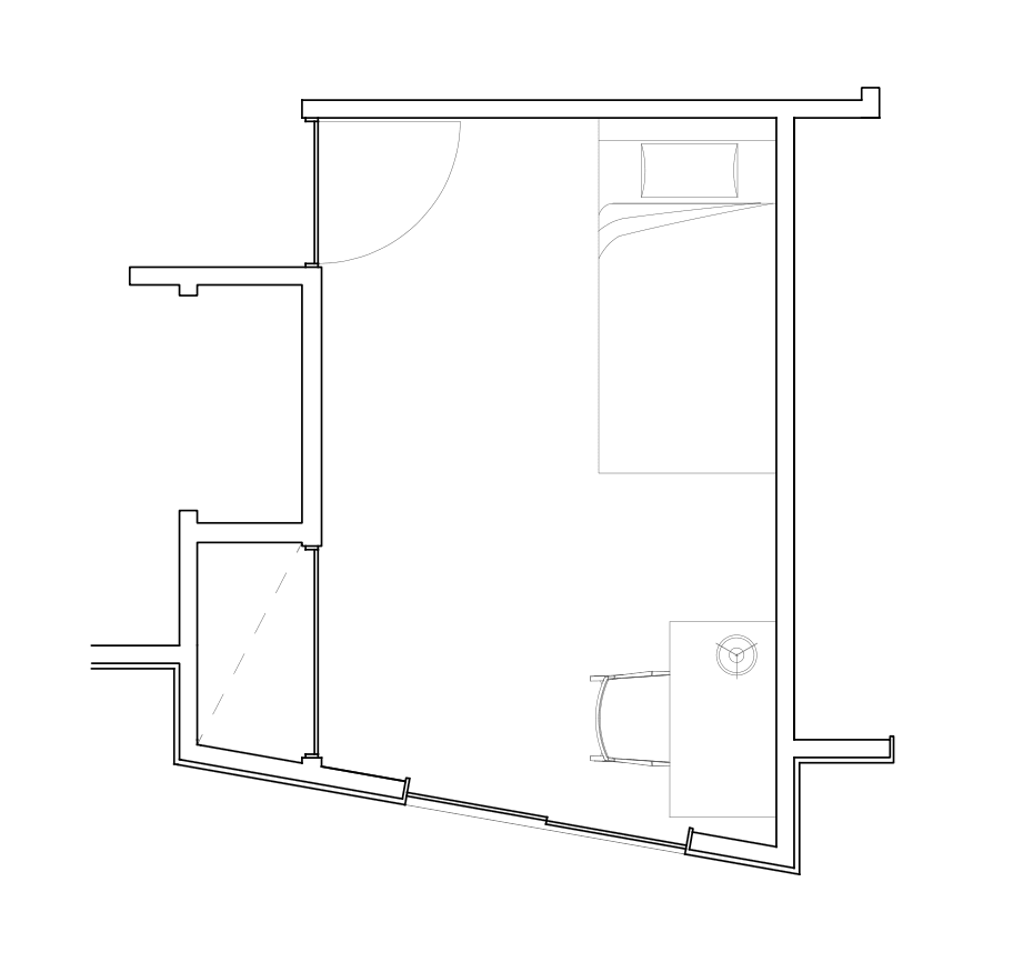 202号室 フロアマップ