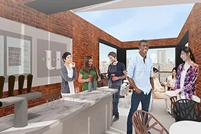 Rooftop terrace / bar